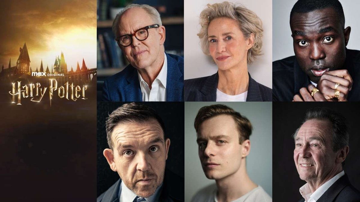 Il cast della serie tv di Harry Potter.