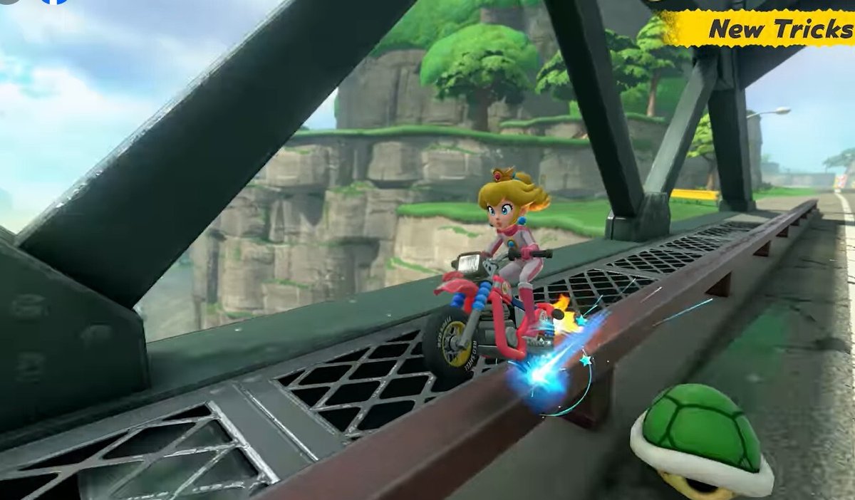 Il salto caricato in Mario Kart World