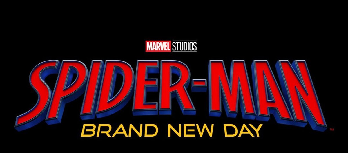 Il logo di Spider-Man 4 con Tom Holland: Spider-Man: Brand New Day.