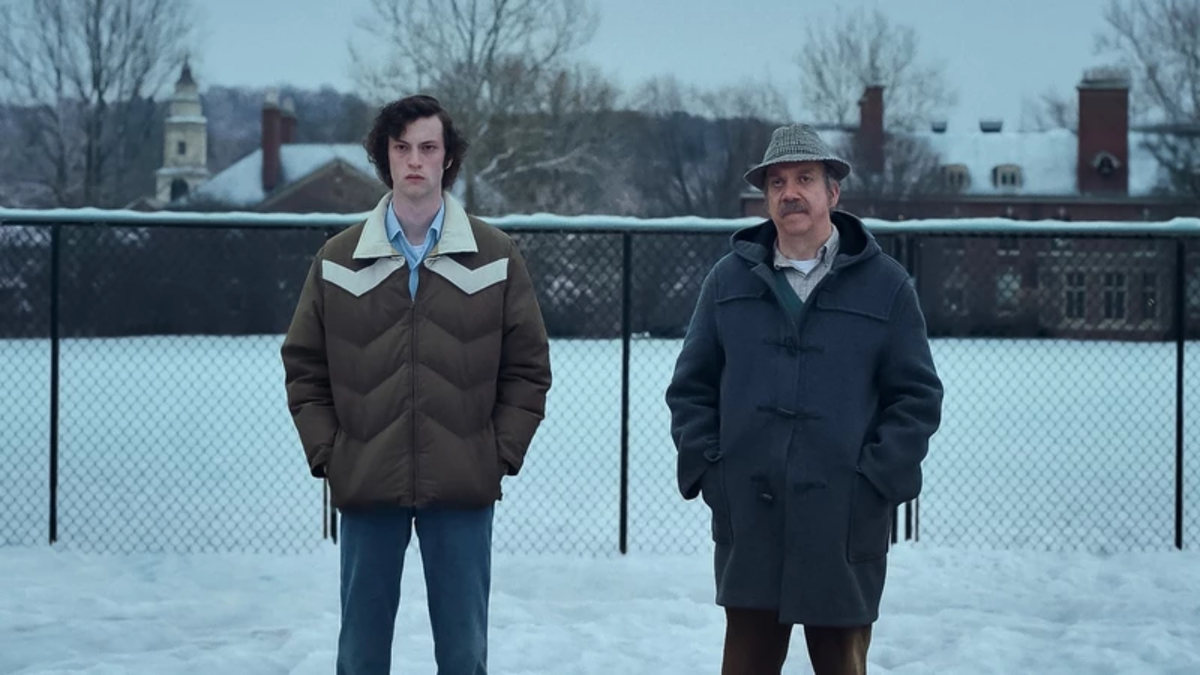 Una scena del Film The Holdovers - Lezioni di vita di Alexander Payne.