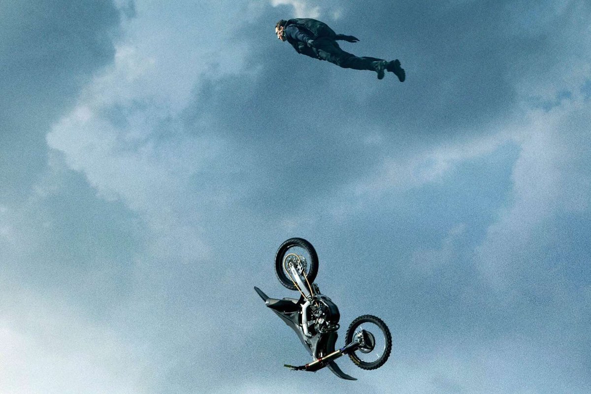 Tom Cruise in Mission: Impossible.