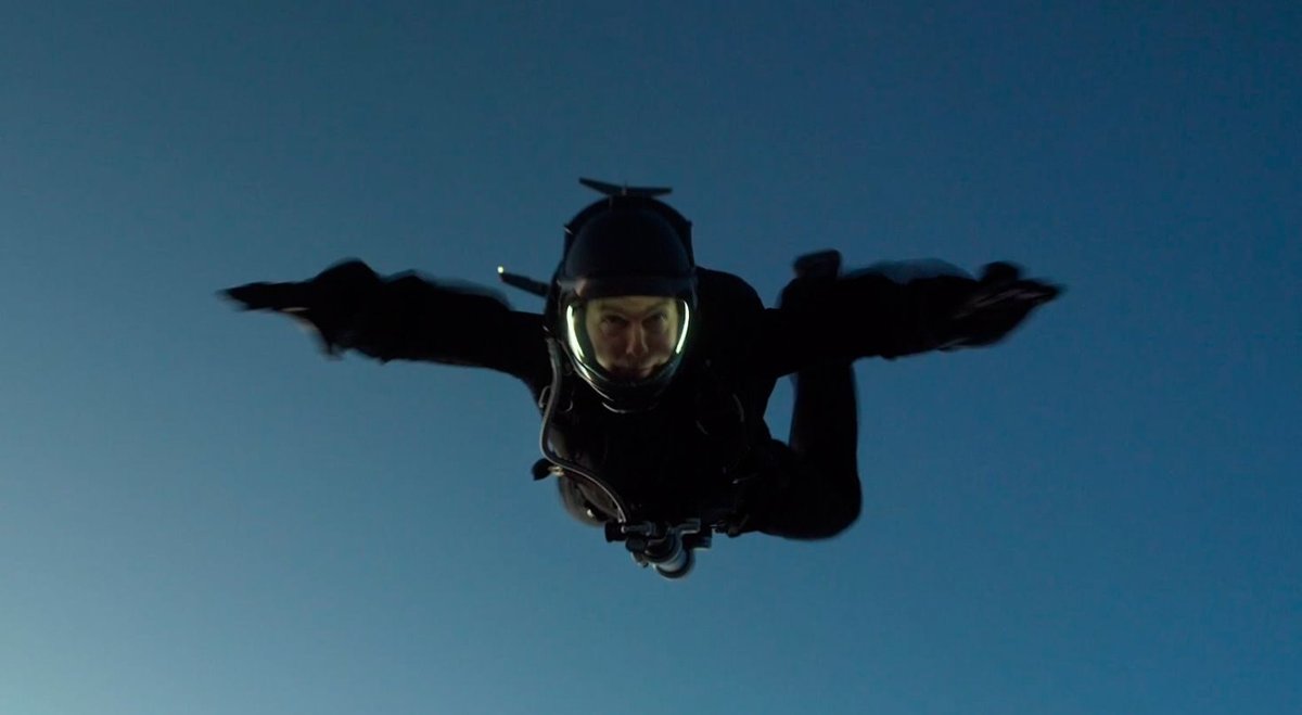 Tom Cruise in Mission: Impossible.