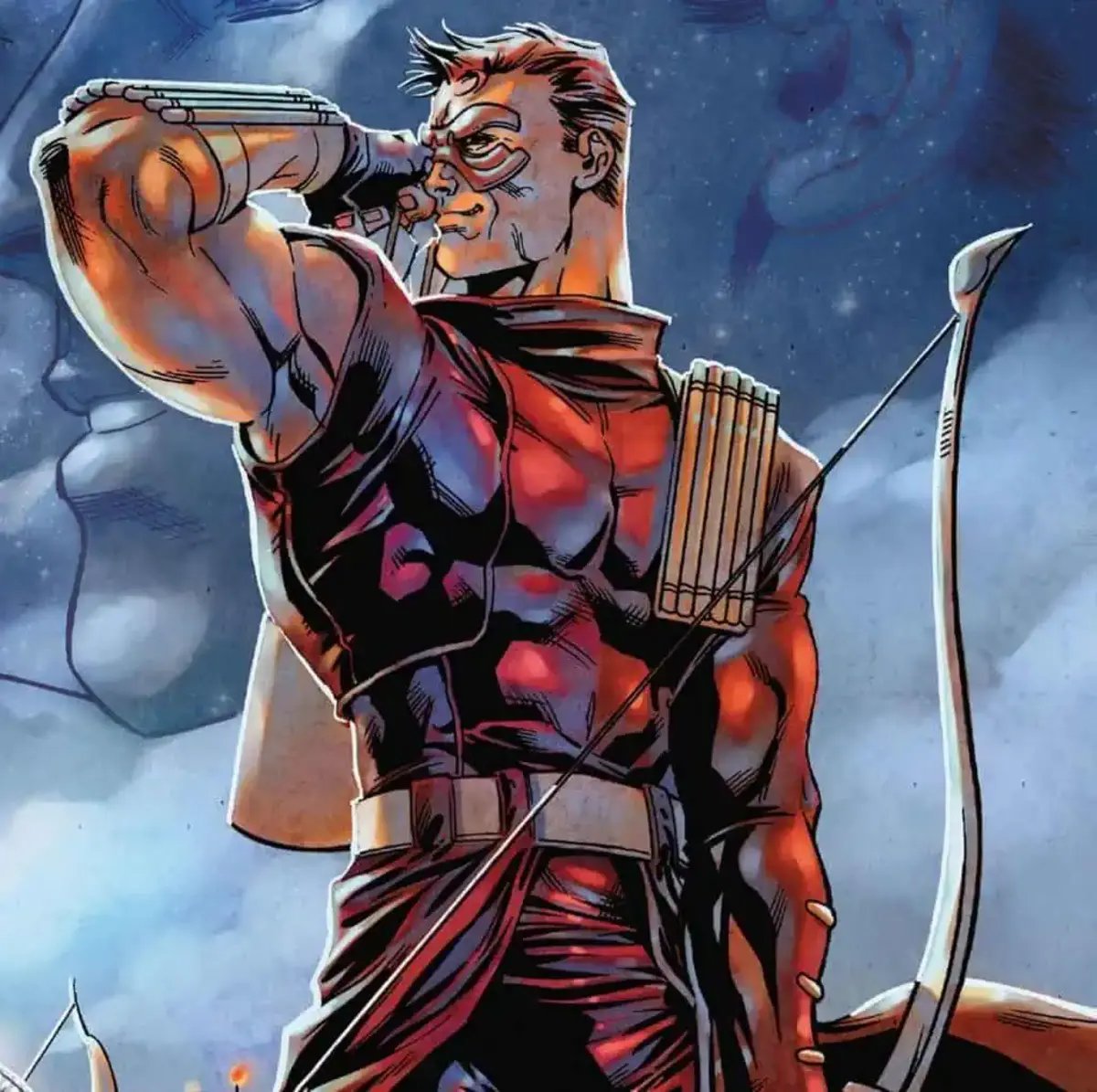 Barney Barton nei fumetti.