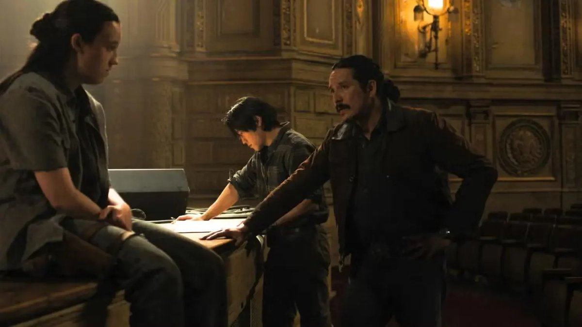 Una scena dalla seconda stagione di The Last of Us.