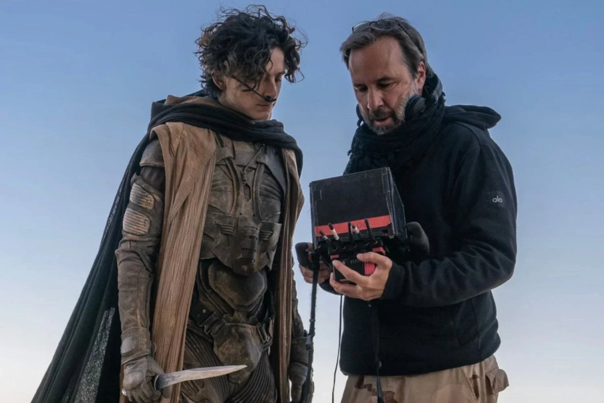 Denis Villeneuve sul set di Dune.