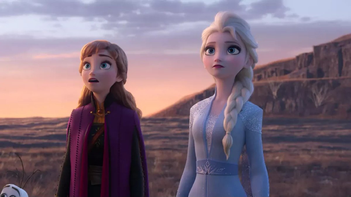 Una scena dal film Disney, Frozen.