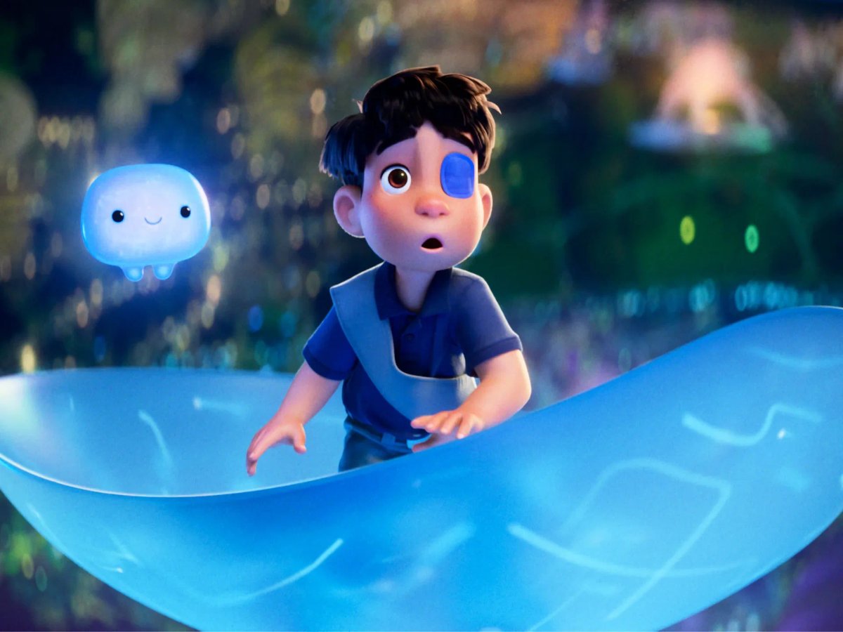 Una scena dal film Pixar, Elio.
