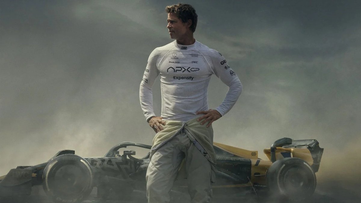 Immagine promozionale del film, F1, con Brad Pitt.