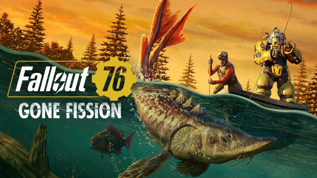 copertina di fallout 75, durante la pesca del nuovo aggiornamento