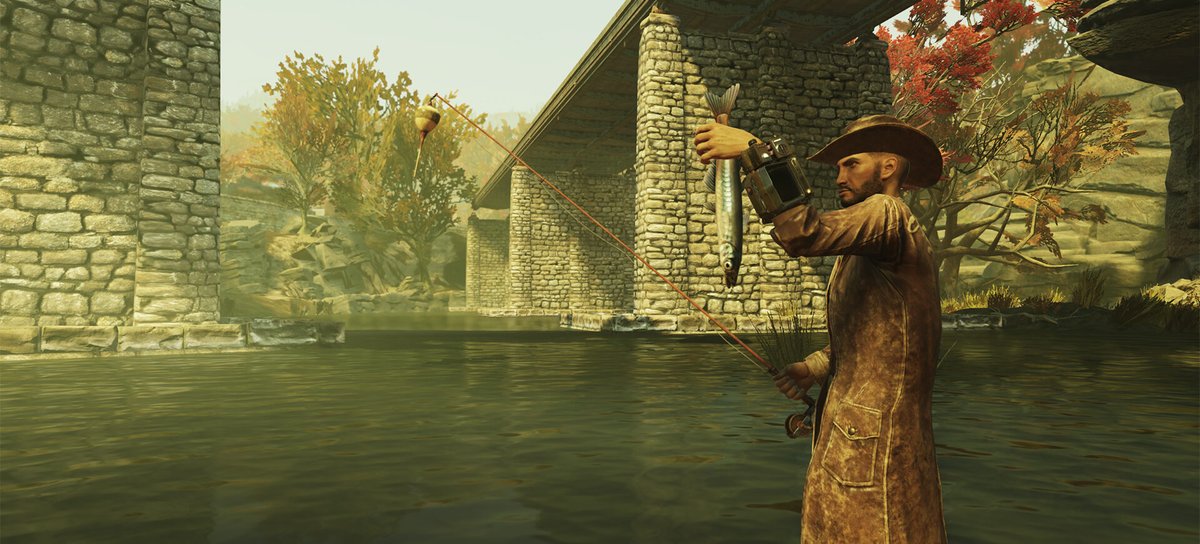 immagine di gioco durante la pesca del nuovo aggiornamento