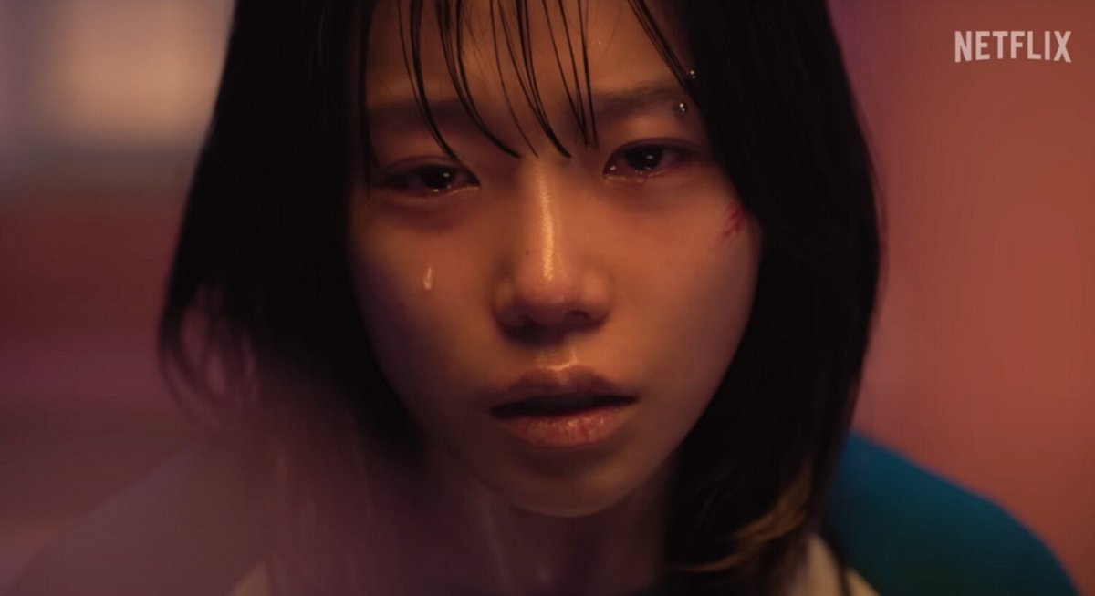 Kim Jun-hee in una scena di Squid Game 3.