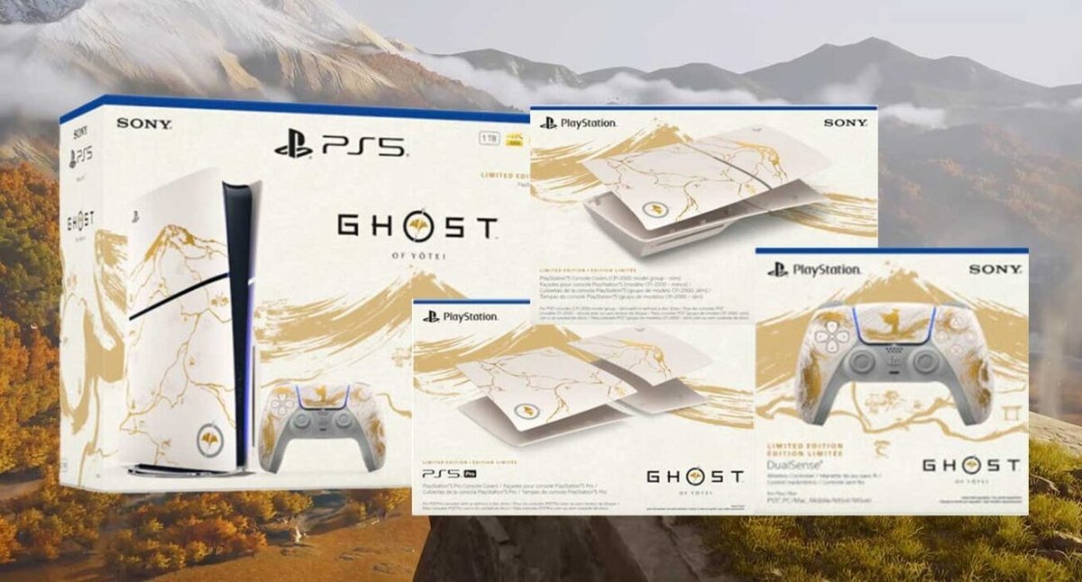La PS5 promo di Ghost of Yotei in versione Gold Edition