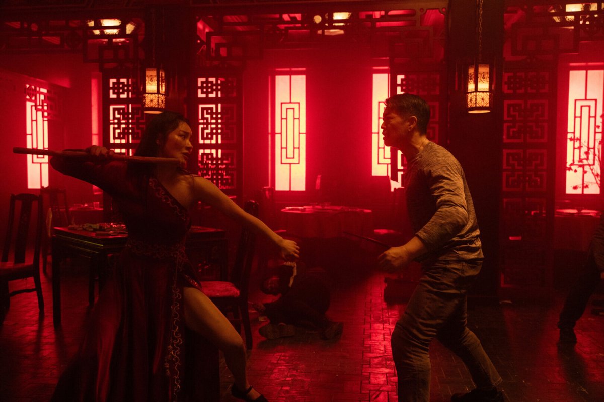Yaxi Liu in una scena de La città proibita.