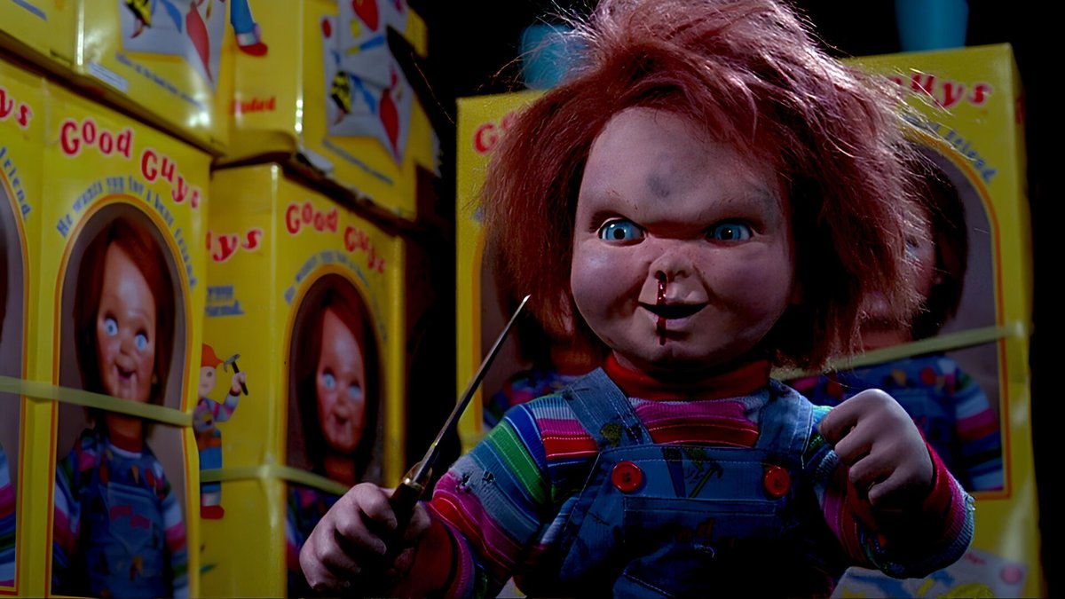 Una scena dal film, Chucky.