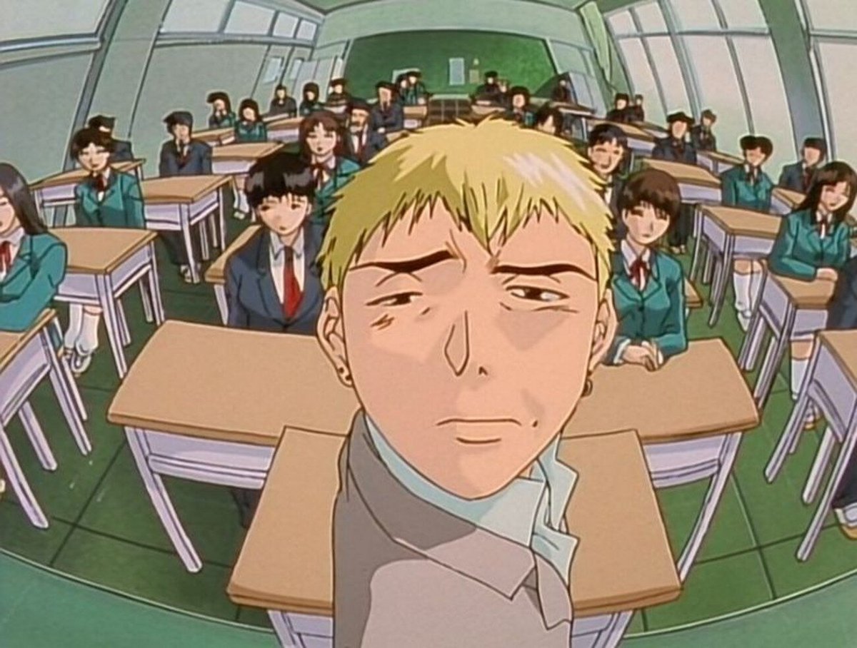 Una scena tratta da Great Teacher Onizuka.
