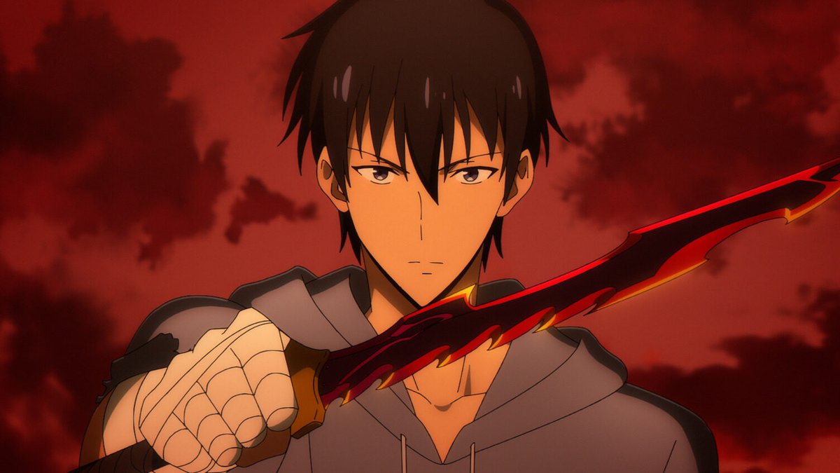 Una scena dall'anime di Solo Leveling.