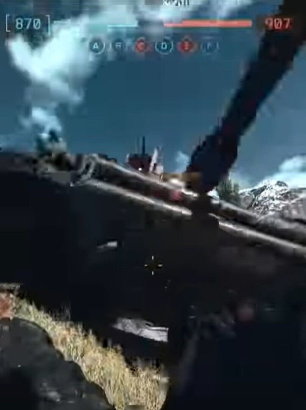 Accovacciato sotto un carro armato in Battlefield 6