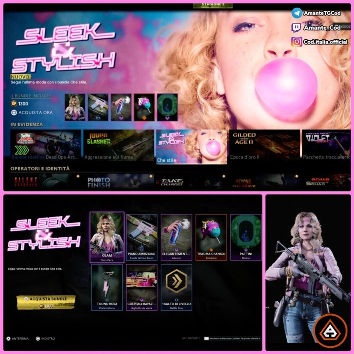 Il bundle “Sleek & Stylish” in COD Cold War