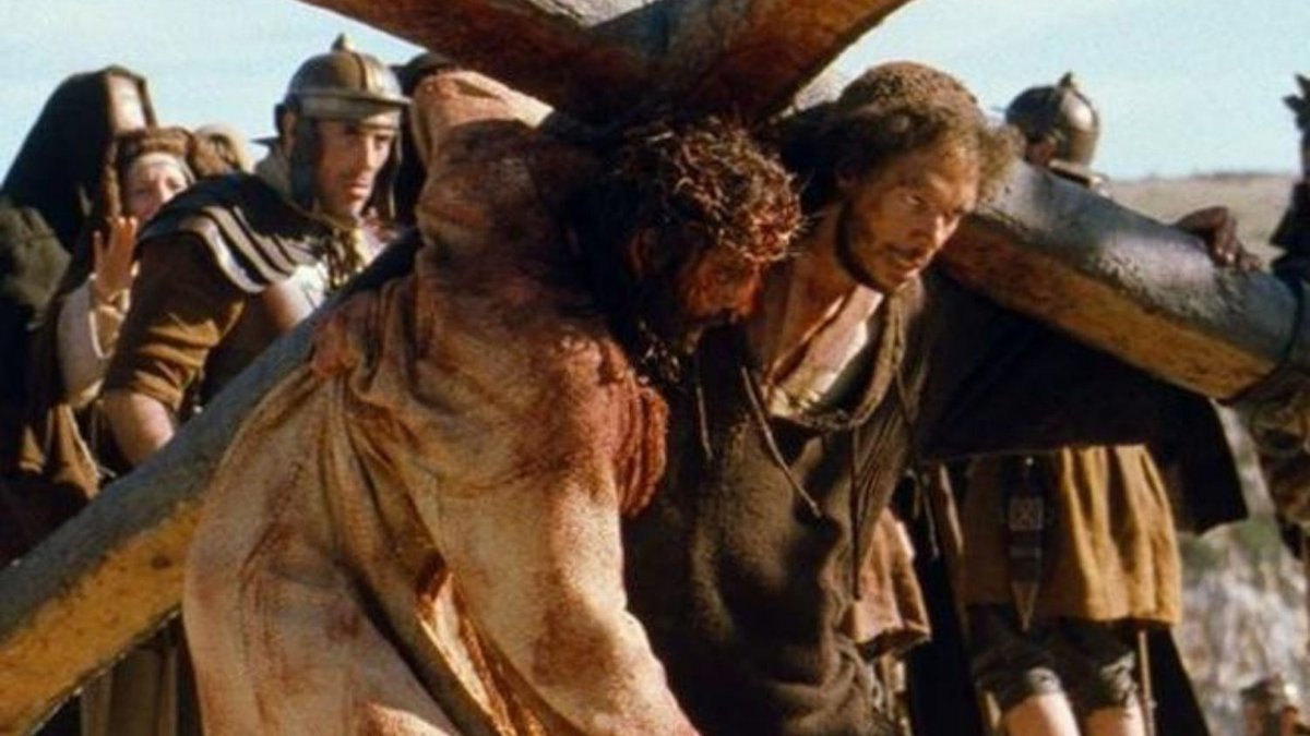 Una scena dal film di Mel Gibson, La passione di Cristo.