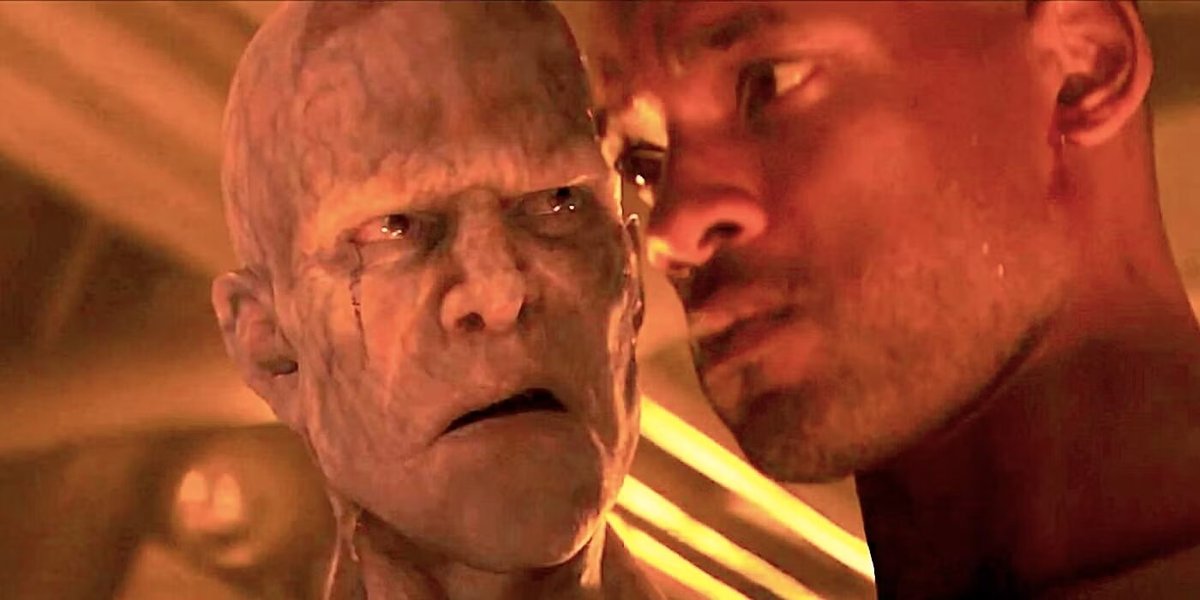 Una scena dal finale di Io sono leggenda.