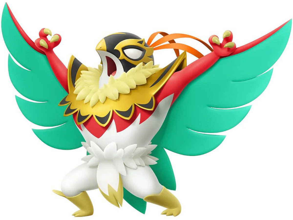 Il design di Mega Hawlucha, presente in Leggende Pokemon: Z-A