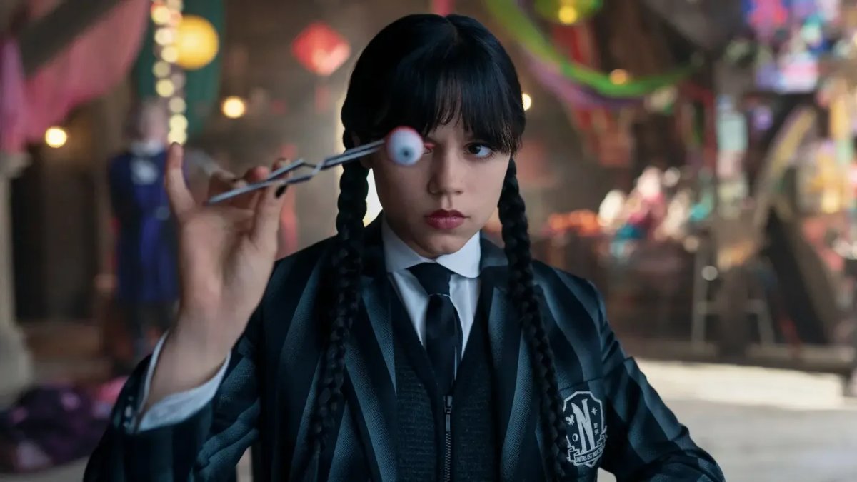 Jenna Ortega nei panni di Mercoledì Addams in Mercoledì 2.