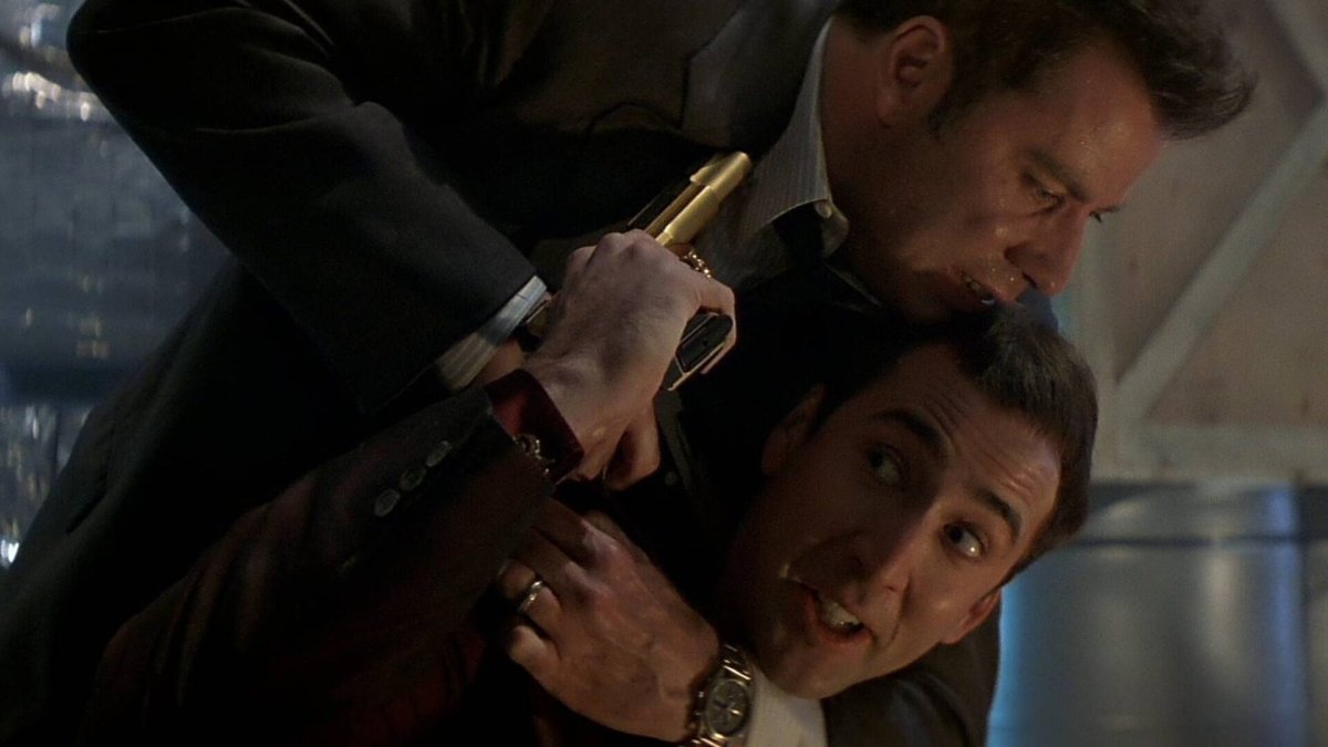 Una scena dal film, Face/Off - Due facce di un assassino (1997).