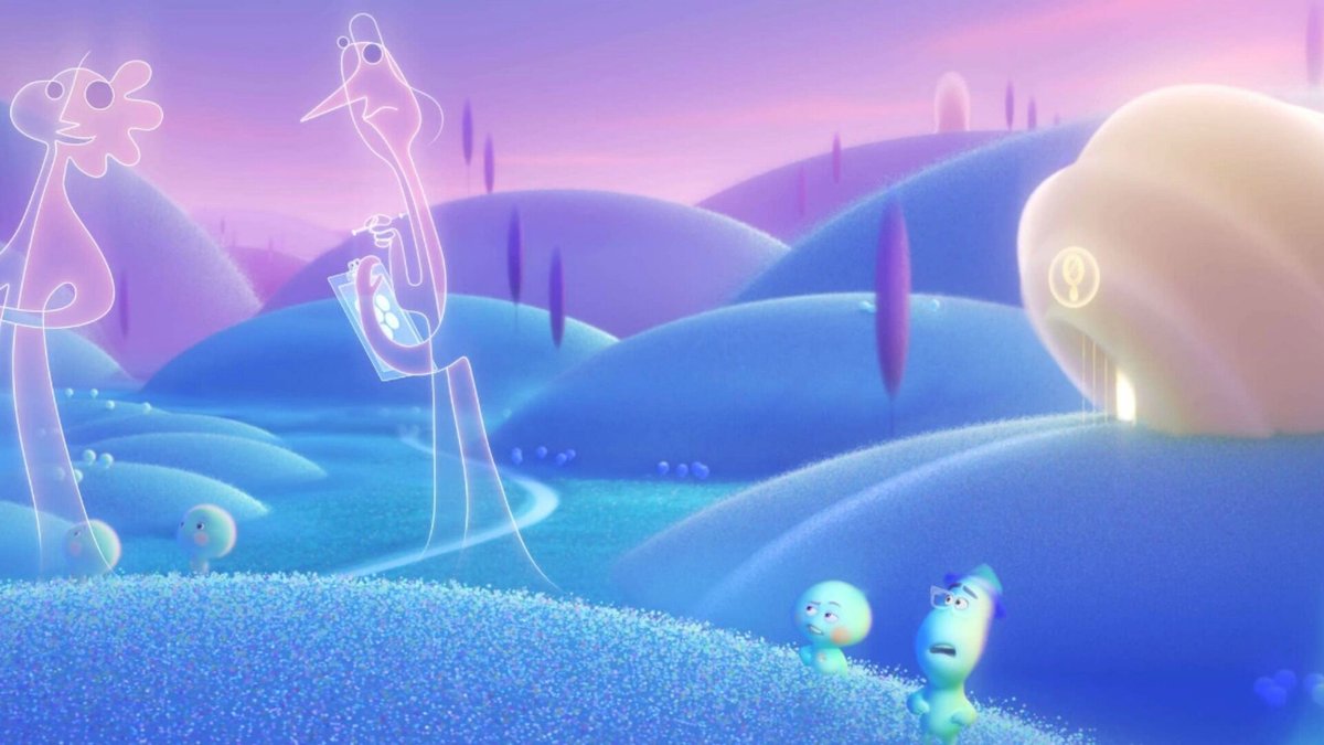 Una scena dal film, Soul (2020).