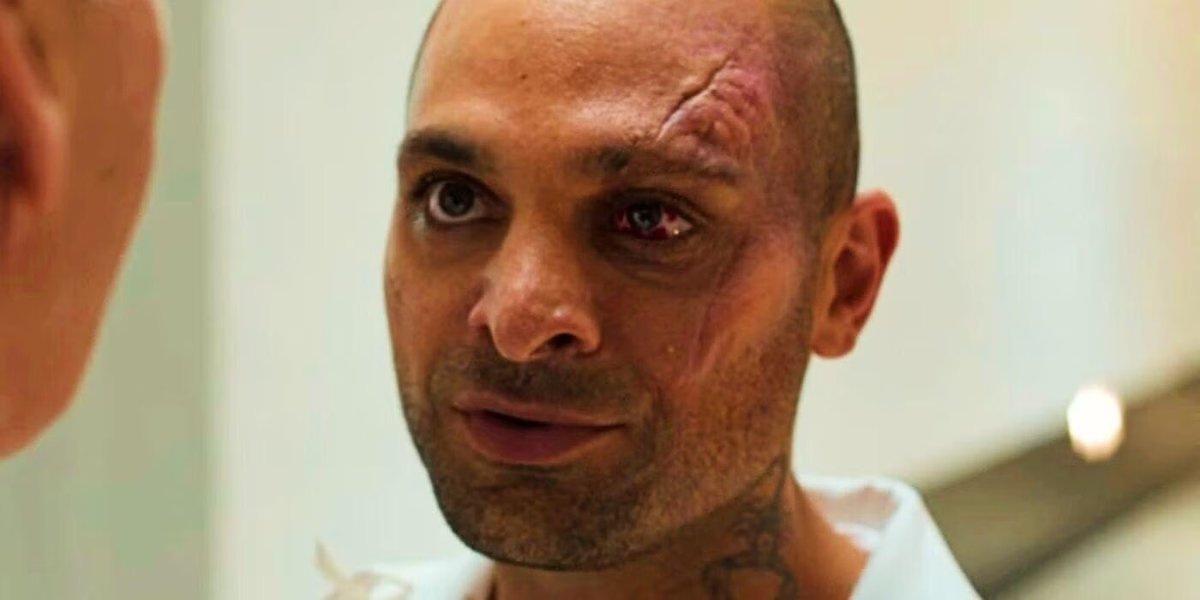 Michael Mando nei panni di Scorpion in Spider-Man: Homecoming.