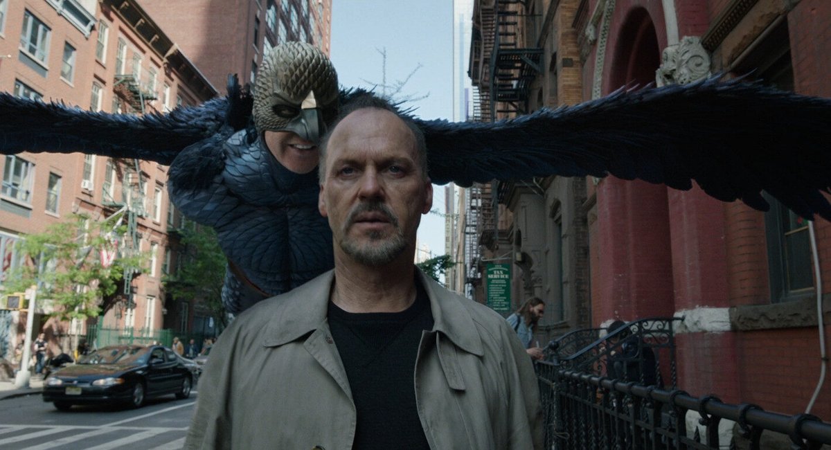 Michael Keaton in "Birdman" di Iñárritu.