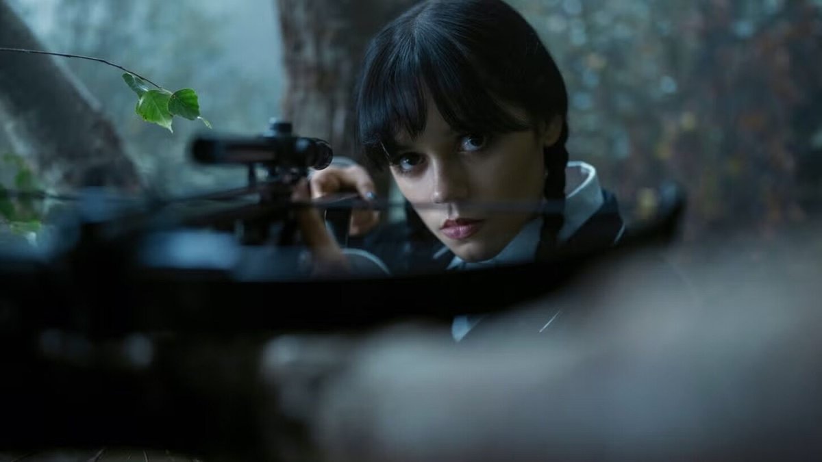 Una scena del finale di Mercoledì 2.