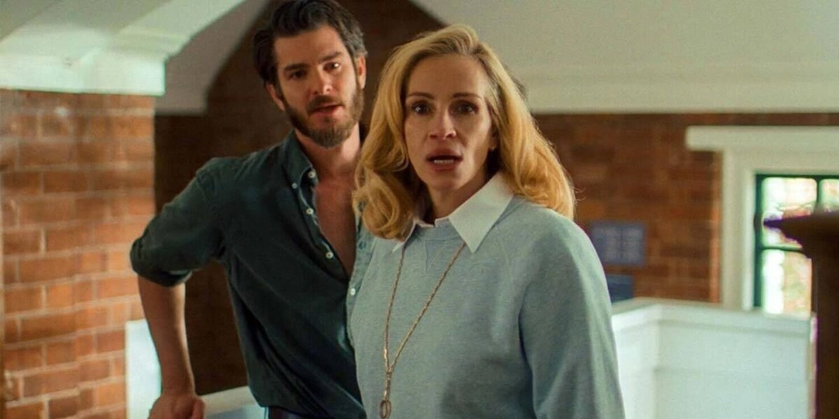 Andrew Garfield e Julia Roberts in After the Hunt.