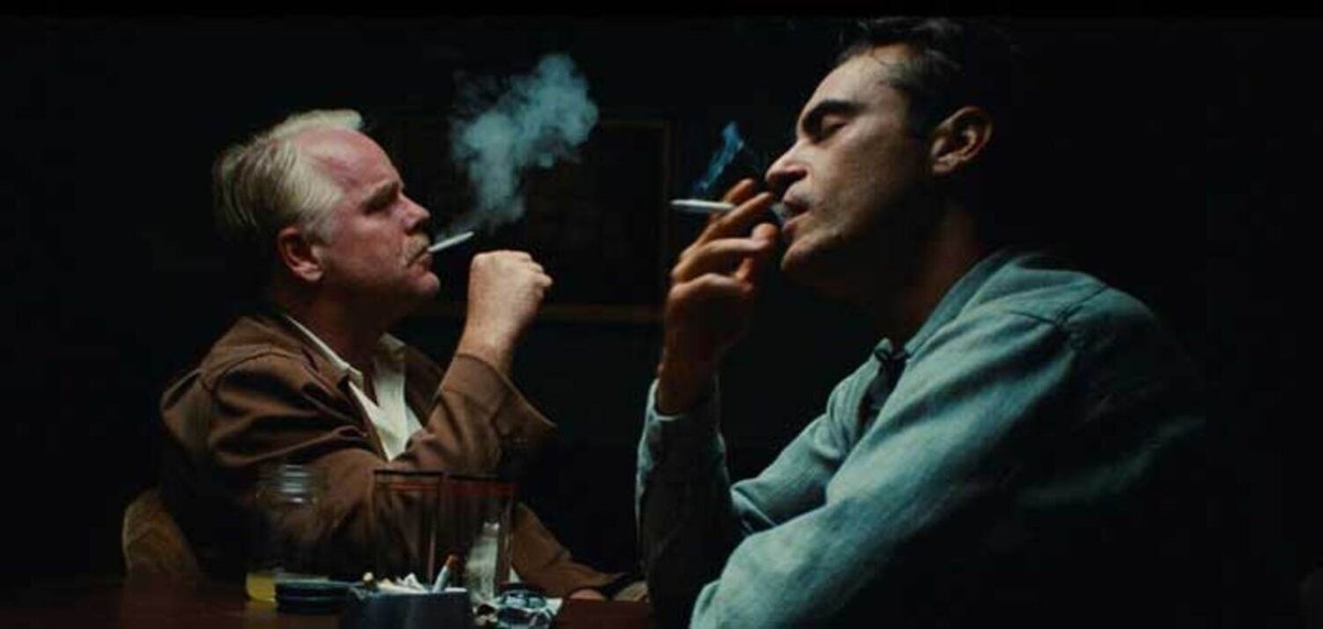 Philip Seymour Hoffman e Joaquin Phoenix in The Master di Paul Thomas Anderson.