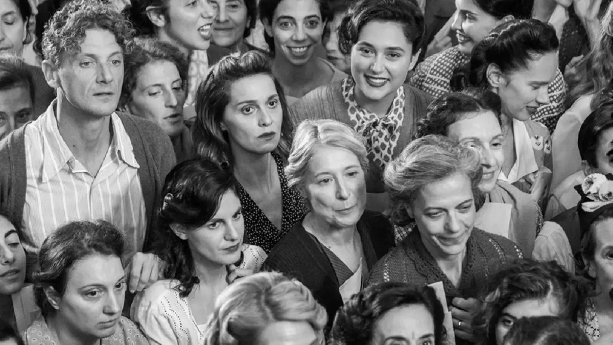 Una scena dal film, C'è ancora domani.