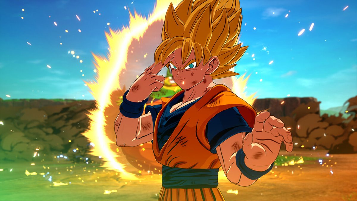 Goku in azione nel titolo Dragon Ball Sparking! Zero