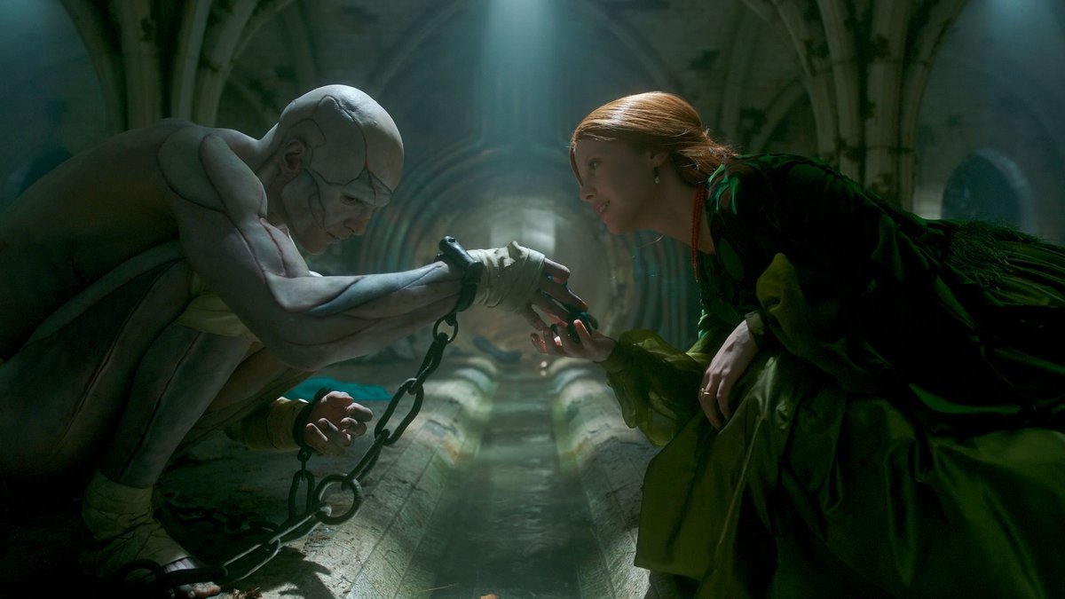 Una scena dal film Netflix, Frankenstein.