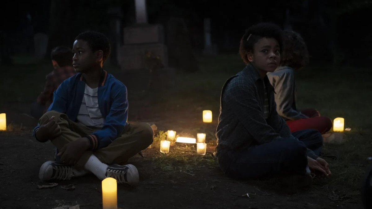 Una scena dal terzo episodio di IT: Welcome to Derry.