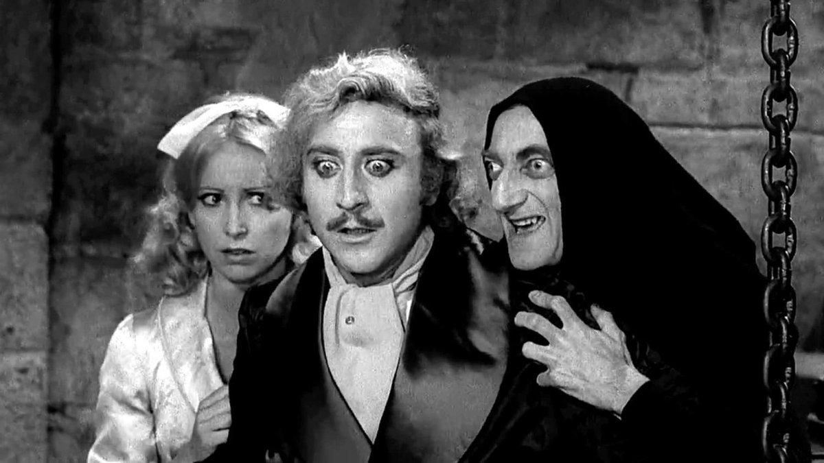 Una scena dal film, Frankenstein Junior.