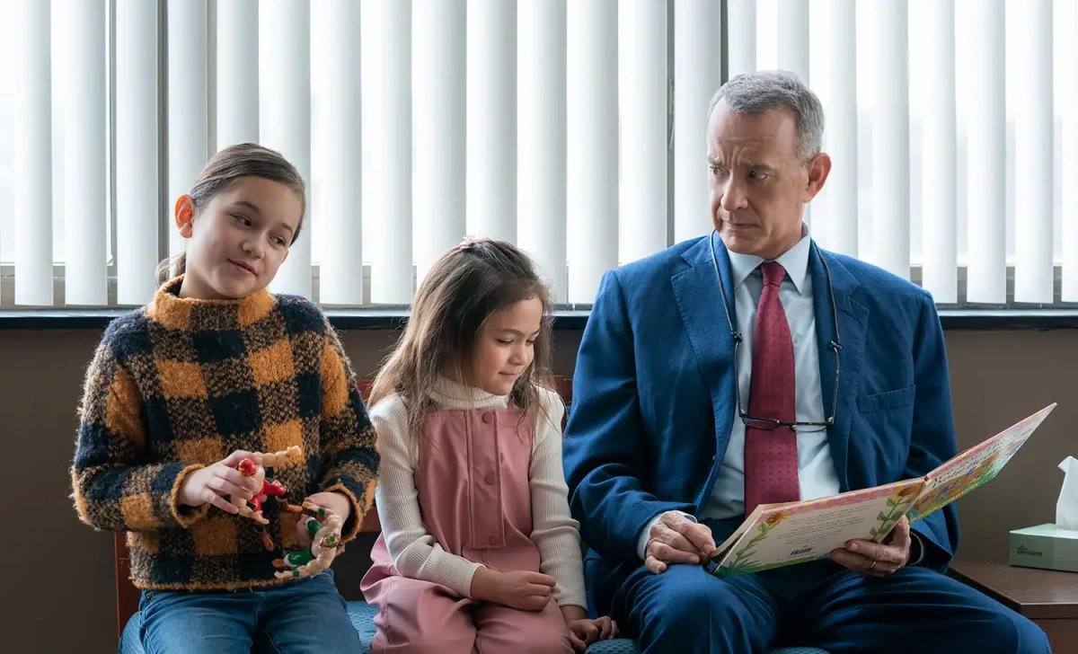 Una scena dal film con Tom Hanks, Non così vicino.
