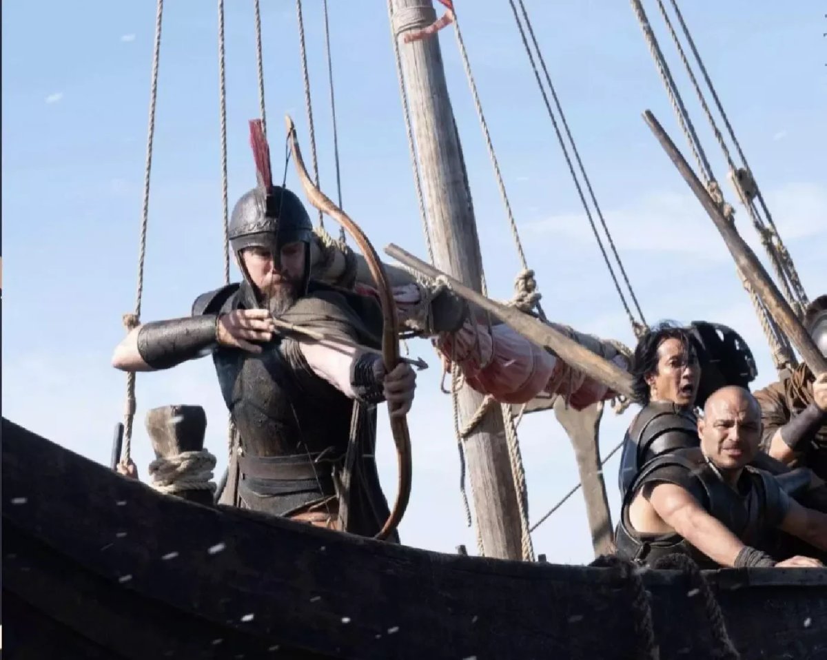 Una scena dal film di Nolan, Odissea.