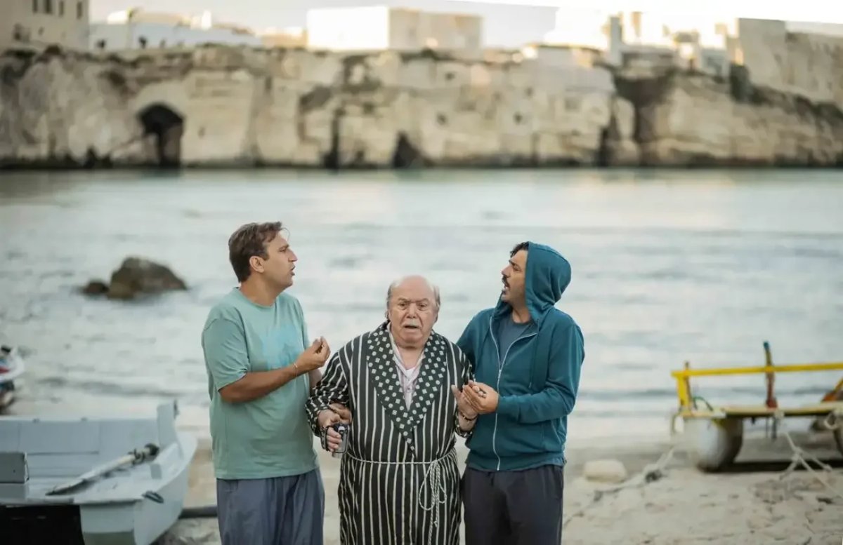 Pio e Amedeo con Lino Banfi in Oi Vita Mia.