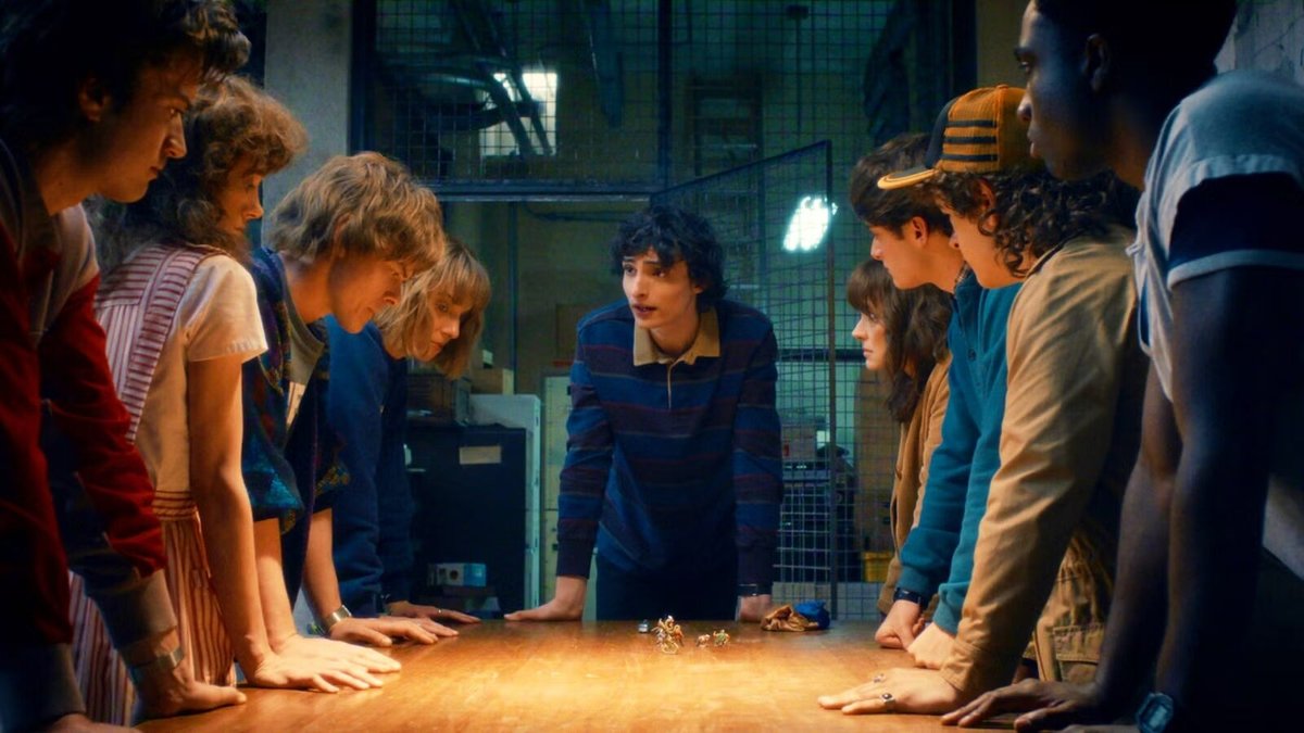 Una scena dalla serie tv Stranger Things 5, Volume 1.
