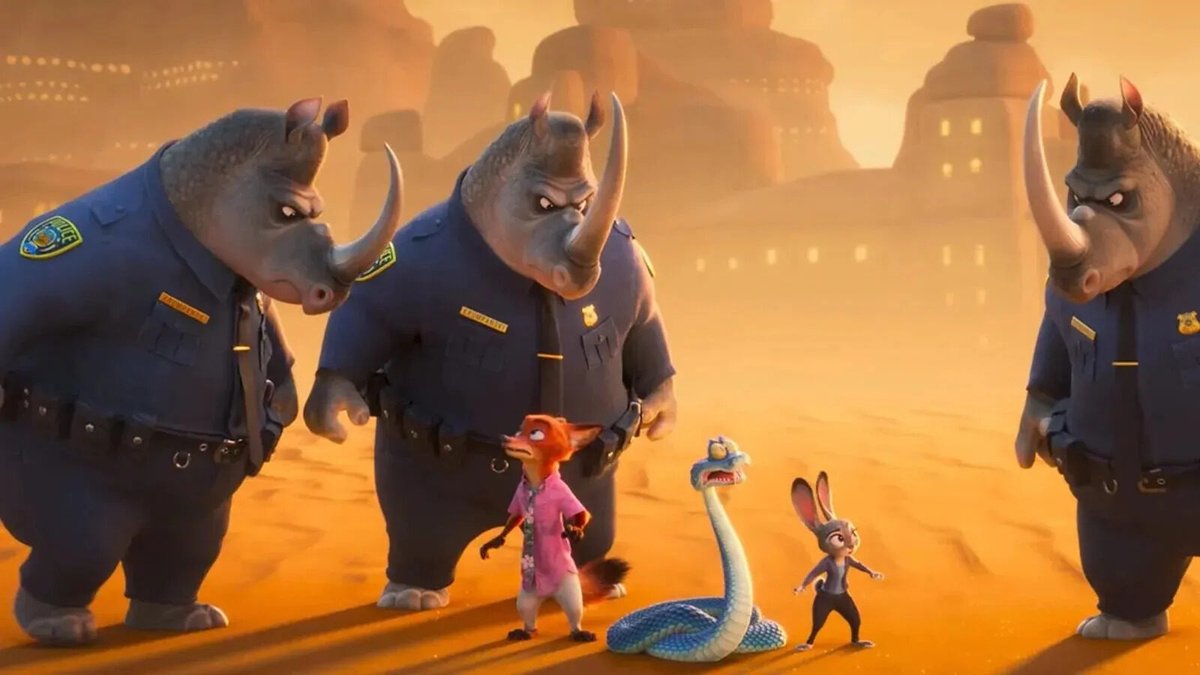 Una scena di Zootropolis 2.