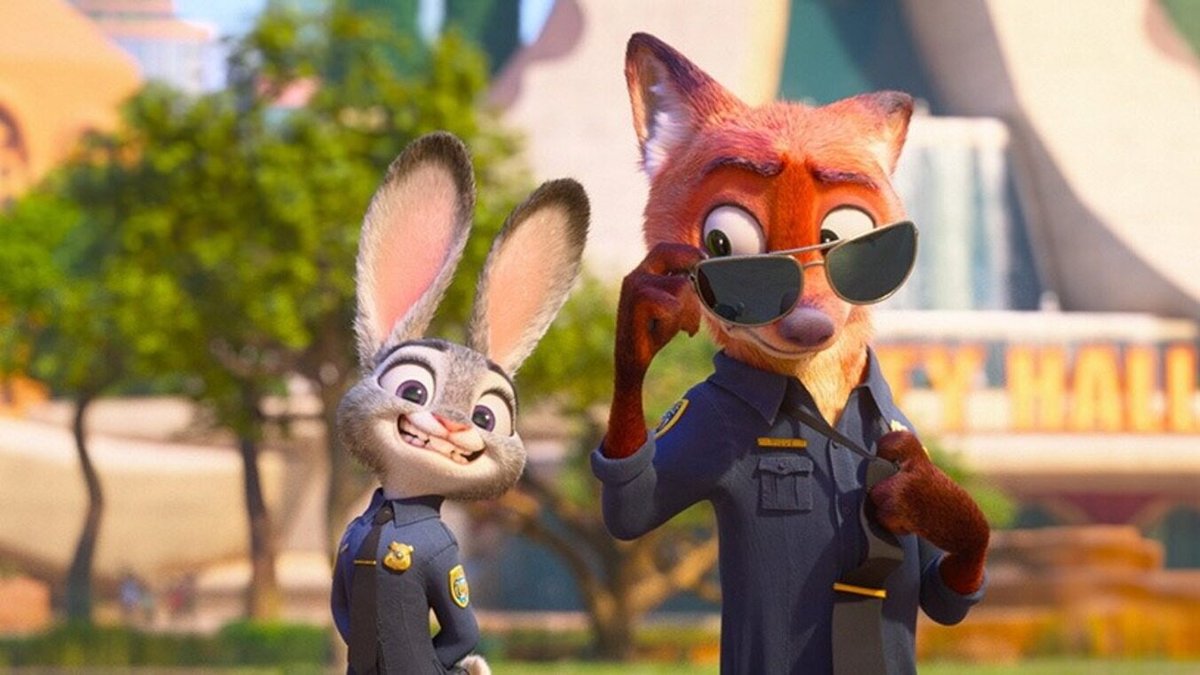 Una scena dal film animato Disney, Zootropolis 2.