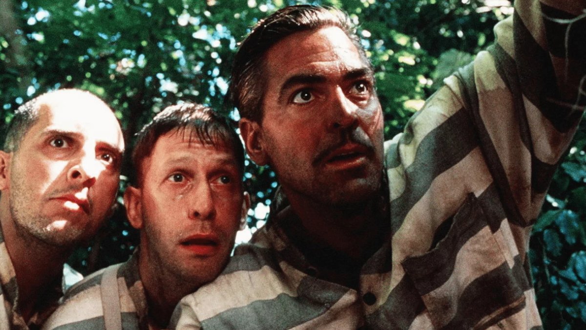 George Clooney, Nelson e Turturro in Fratello, dove sei?