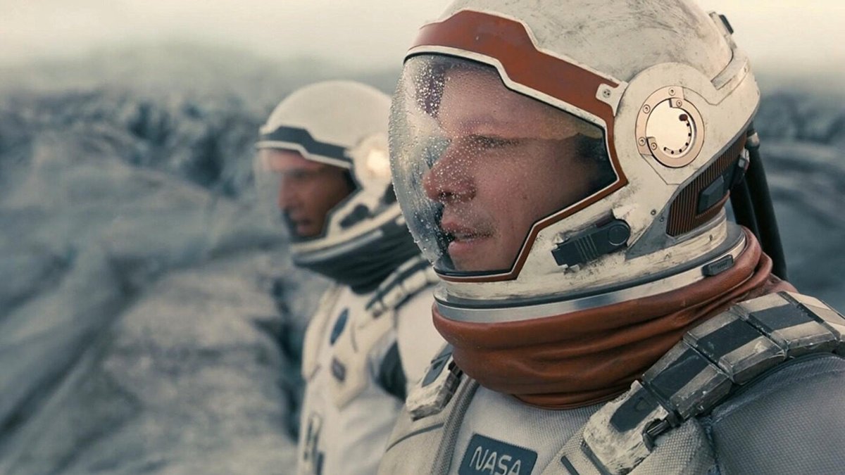 Matt Damon in Interstellar.