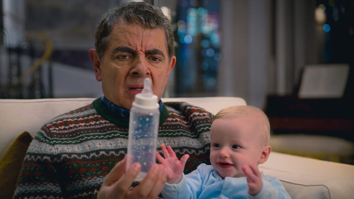 Rowan Atkinson in Man vs Baby.