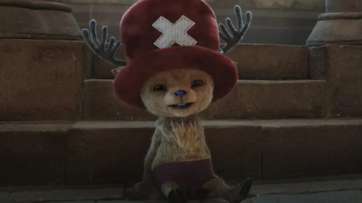 Chopper in una scena di One Piece Live Action.