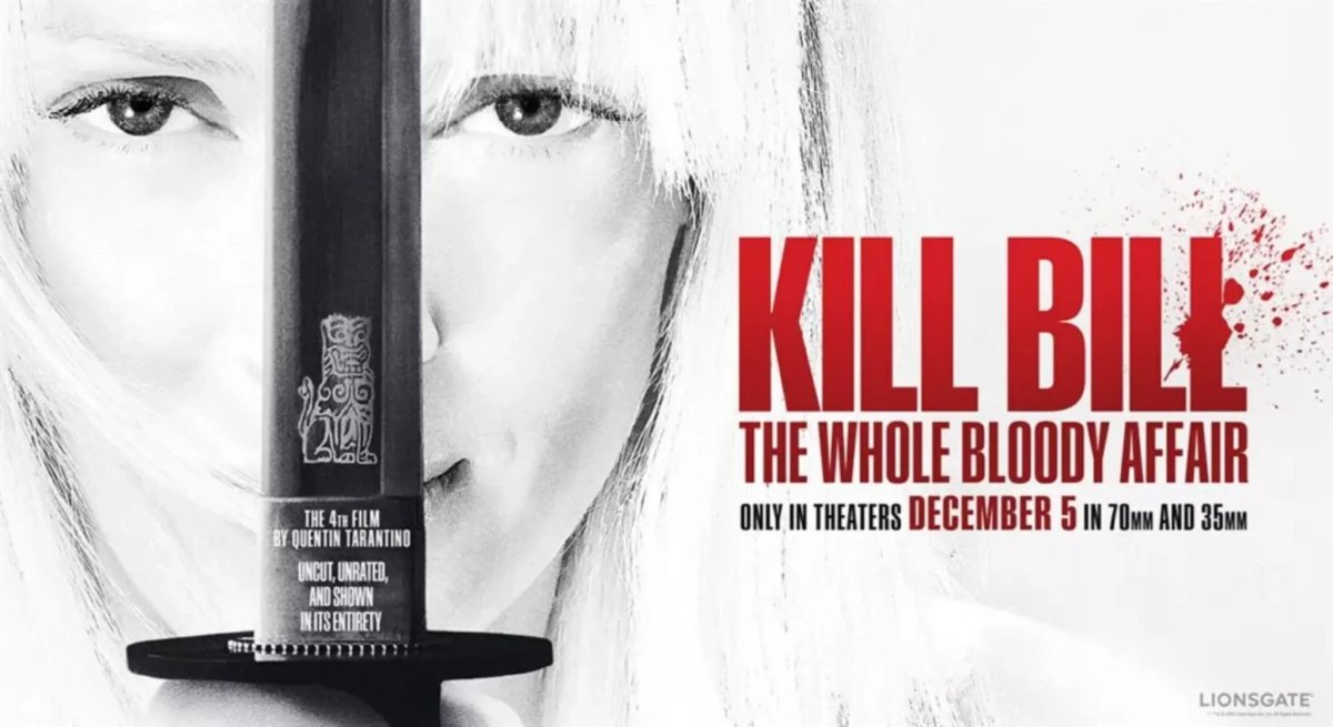 il poster di Kill Bill versione integrale