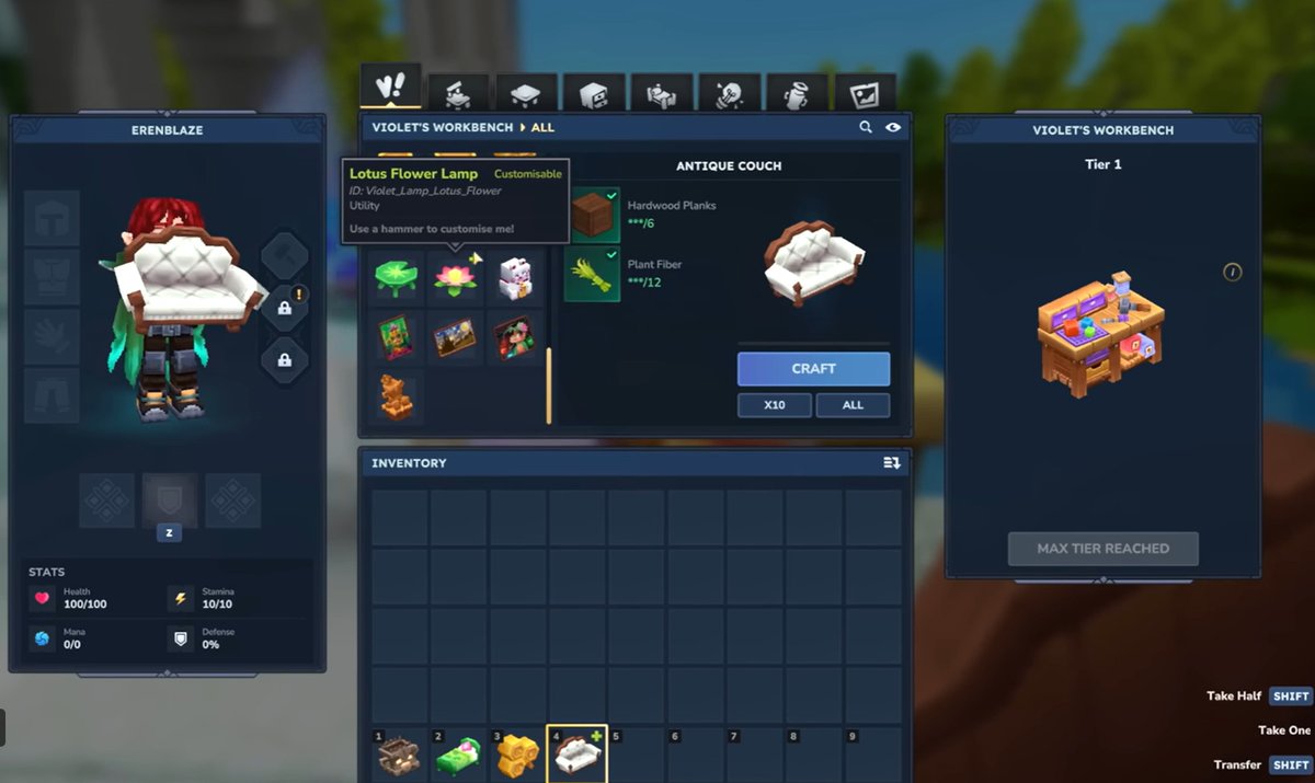 Il pannello di creazione delle mod in Hytale